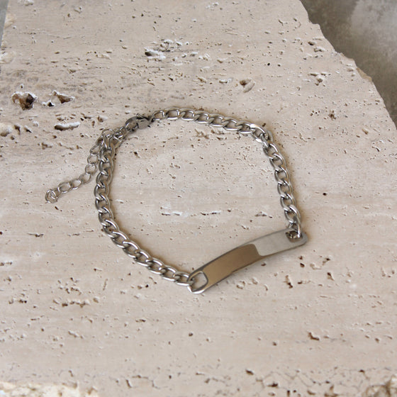 Pulsera Esclava Plateada