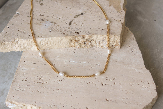 Collar Perlas Intercaladas