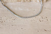 Collar Delgado Circonias Plateadas
