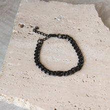  Pulsera Cadena Clásica Negra