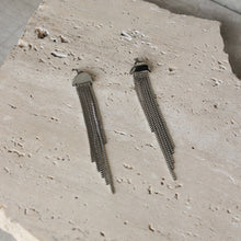  Aretes Delgados Tiras Plateadas