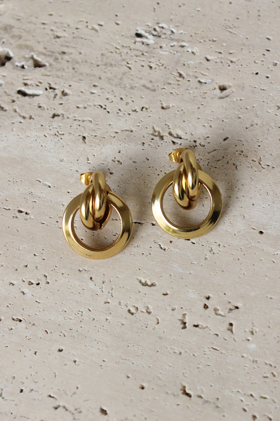 Aretes Eslabón Redondo