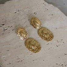  Aretes Largos Círculos Texturizados