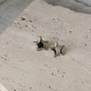 Aretes Estrella Chunky Plateada
