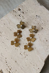 Aretes Largos Flores Delicadas