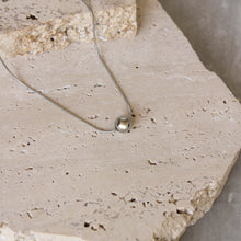  Collar Cuenta Plateada