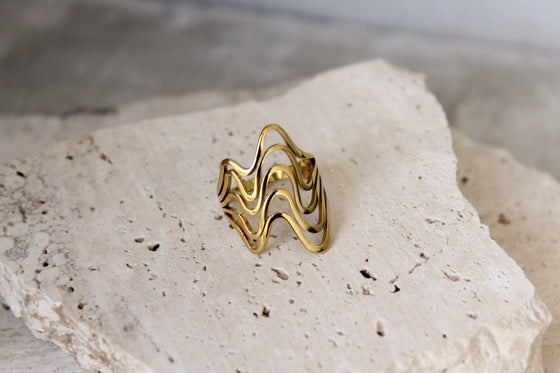 Anillo Curveado Múltiple