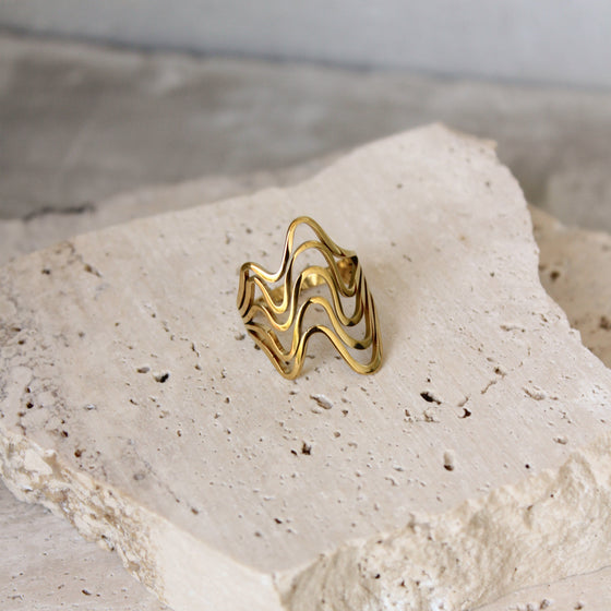 Anillo Curveado Múltiple