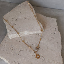  Collar Sol y Piedra Natural
