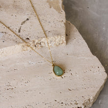  Collar Colgante Piedra Verde Natural