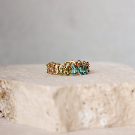 Anillo Rainbow Circonias