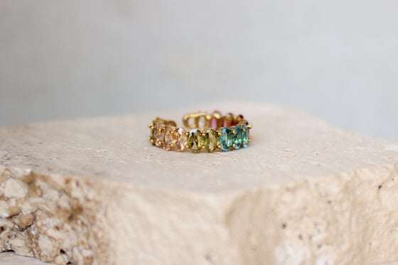 Anillo Rainbow Circonias