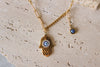 Collar Mano Fatima y Evil Eye
