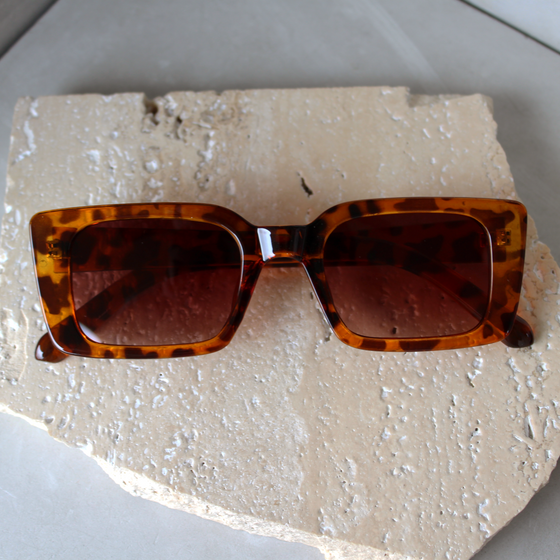 Lentes Cuadrados Grandes Leopardo