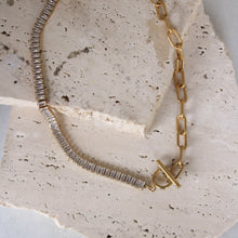  Collar Irregular De Circonia Rectangular Con Cadena