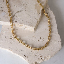  Collar Eslabones Irregulares Dorados