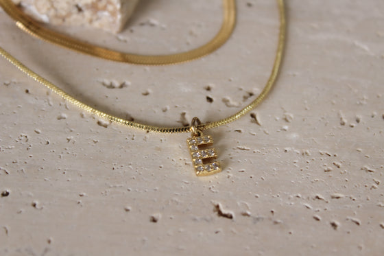 Collar Doble con Inicial