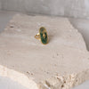 Anillo Piedra Ovalada Verde