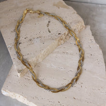  Collar Trenzado Dos Tonos