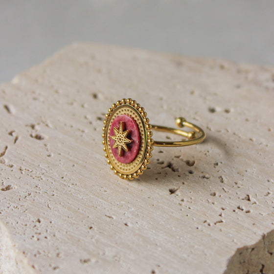 Anillo Star Rojo