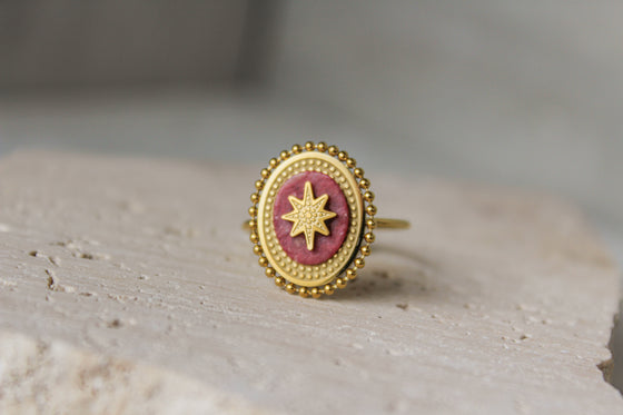 Anillo Star Rojo