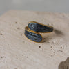 Anillo Entrelazado Negro