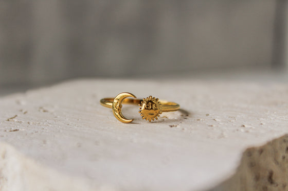 Anillo Luna y Sol
