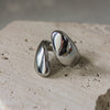 Anillo Entrelazado Chunky Plateado