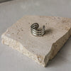 Anillo Triple Chunky Plateado