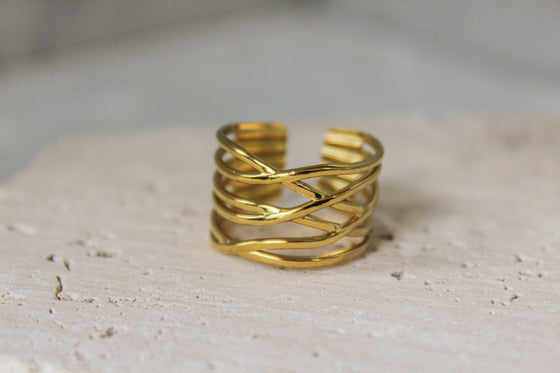 Anillo Ramas Chunky