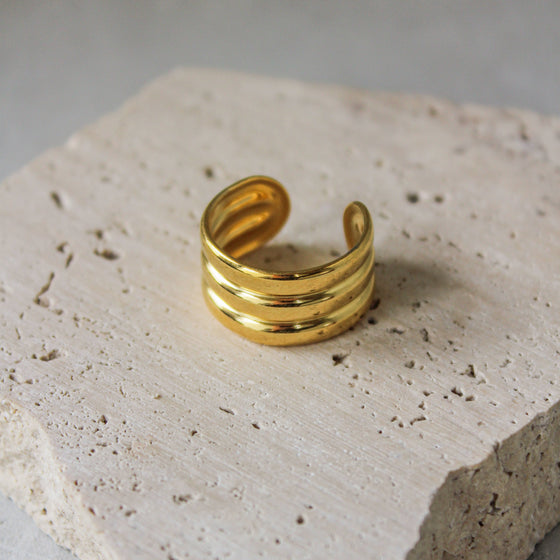 Anillo Triple Chunky