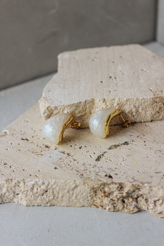 Aretes Gota Concha Retros