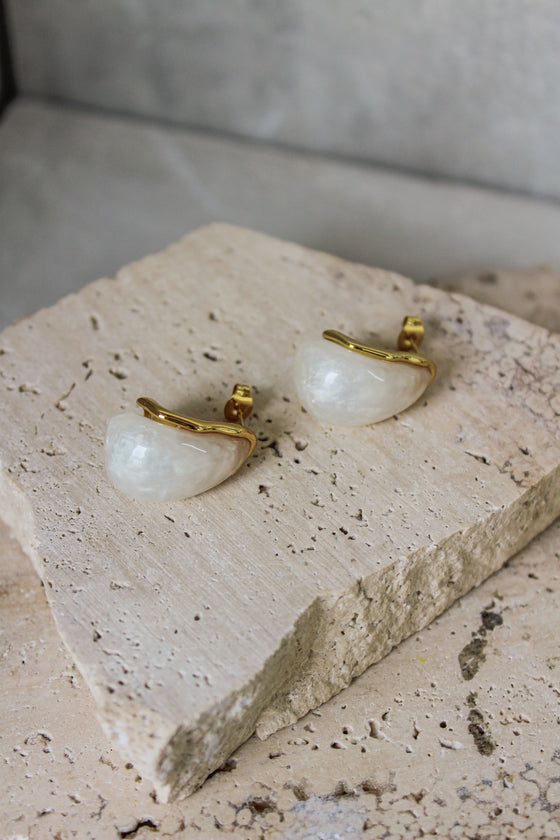 Aretes Gota Concha Retros