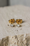 Studs Circonia Mini Redonda