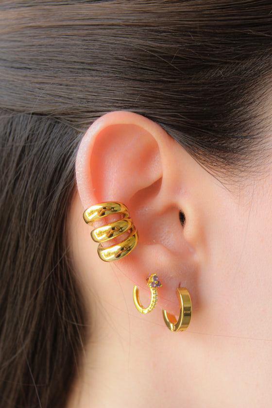Ear Cuff Triple Chunky