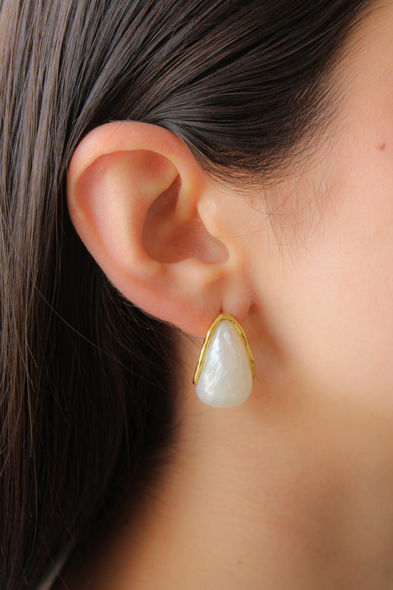 Aretes Gota Concha Retros