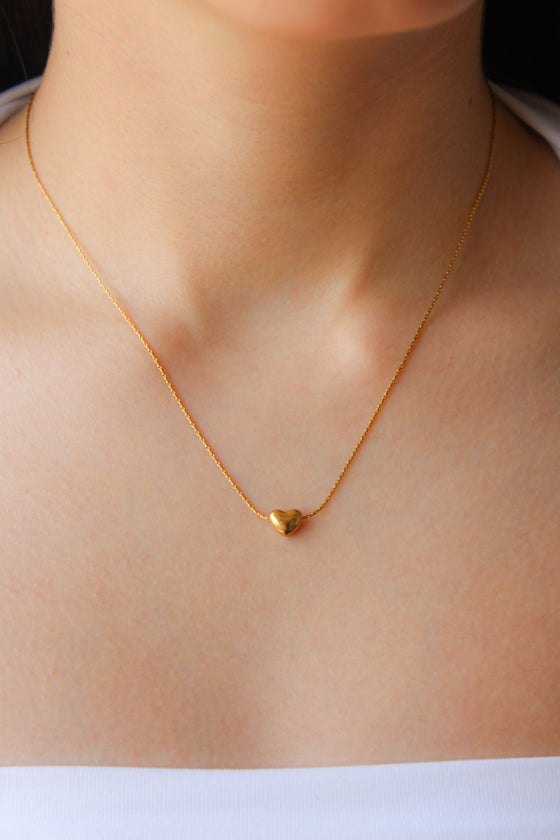 Collar Corazón Dorado