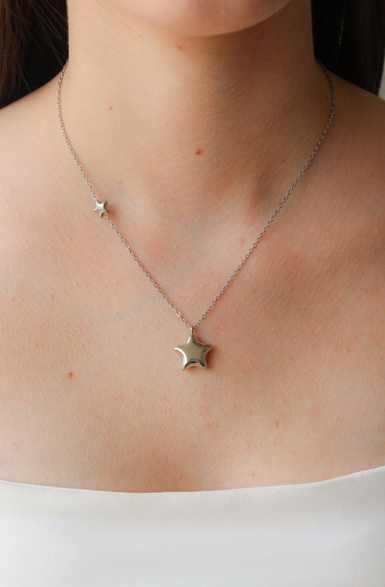 Collar Estrella Plateada