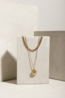  Collar Doble Leaf Chain