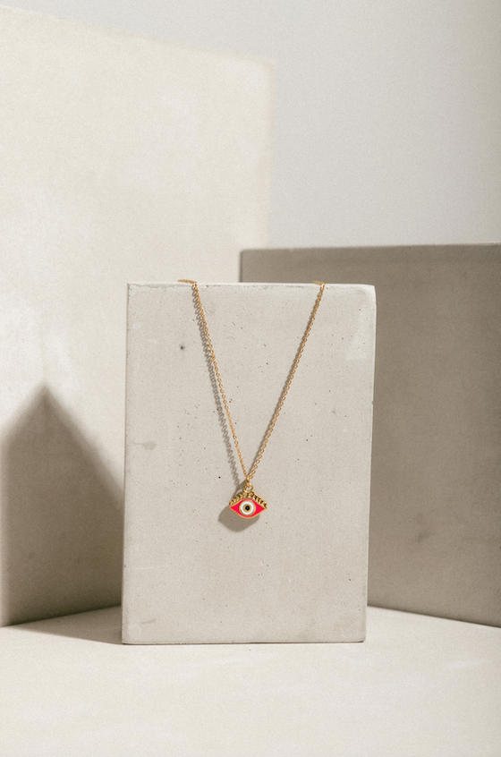 Collar Evil Eye Rosa