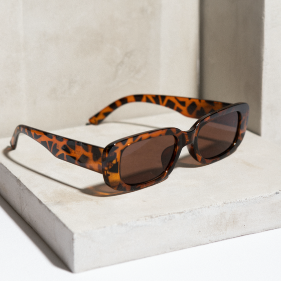 Lentes Leopardo Cuadrados